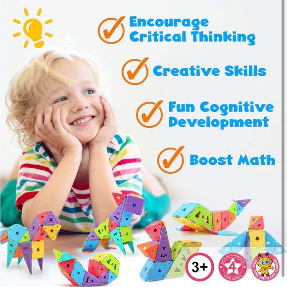 Hurtle Magnetic Building Blocks for Kids..46 pieces..(NWT) - Picture 6 of 8